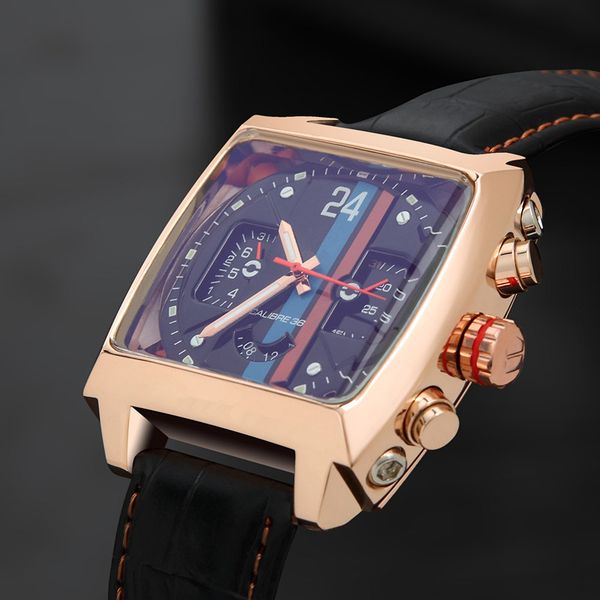 

Top Brand Logo Марокко Мужчины Часы Montre Homme площади автоматические механические часы Му