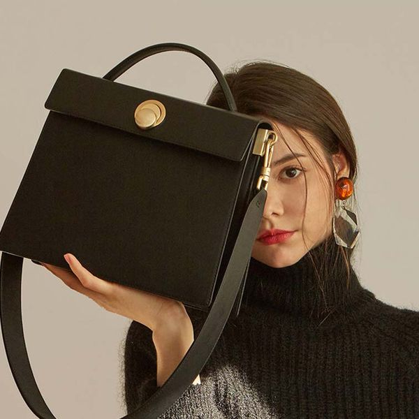 

fashion square women shoulder bags designer wide strap female crossbody bag luxury pu leather hanabags lady big purses 2019 sac