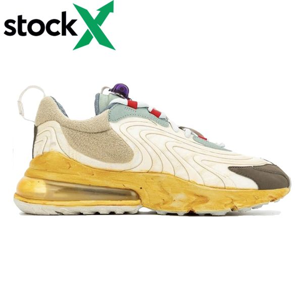 

stock x 270 react eng travis scotts men women running shoes cactus trails jack light cream mens trainer fashion sports sneakers