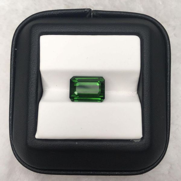 

mele natural blue tourmaline for jewelry making,12.07x8.56x7.6mm 7.55ct square cut loose gemstone diy main stone, Black