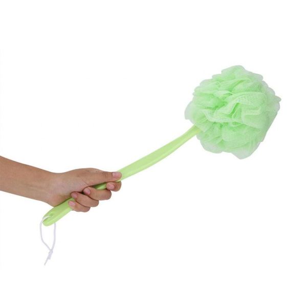

home bath brush bath balls brush mesh hung super soft sponge plastic long handle home bathroom tool