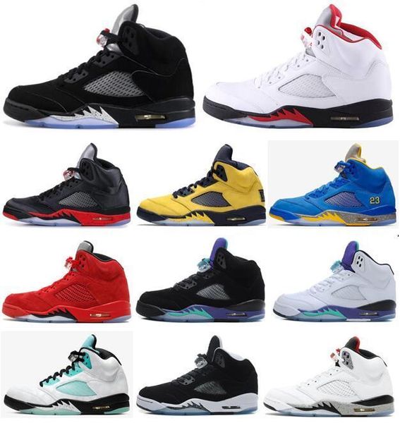 

5 5s black metallic 3m reflect black white grape oreo basketball shoes men 5s red suede white cement sneakers with box
