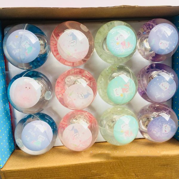 Neue 2019 blinkende Kristallkugel, leuchtende springende Kugel, springende Kugel, blinkendes Kinderspielzeug, das heißen Verkauf im Großhandel verkauft