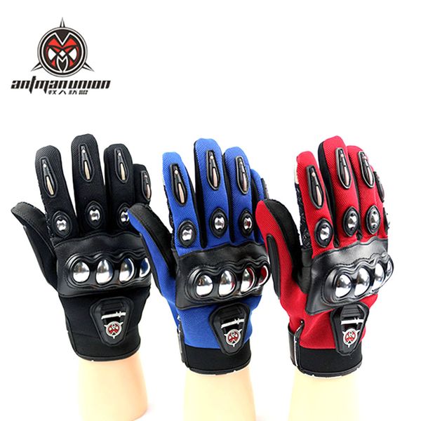 

motorcycle gloves moto gp glove antman union sc-08 touch screen moto racing gloves luvas da motocicleta, Black