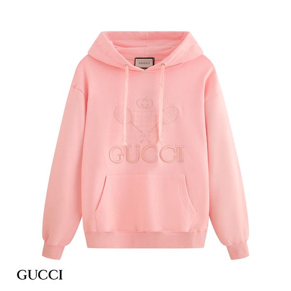 

hoodie 2019 new autumn fashion casual hoodie pure color tennis racket embroidery monoque head long sleeve lovers hoodie 3 colors, Black;brown
