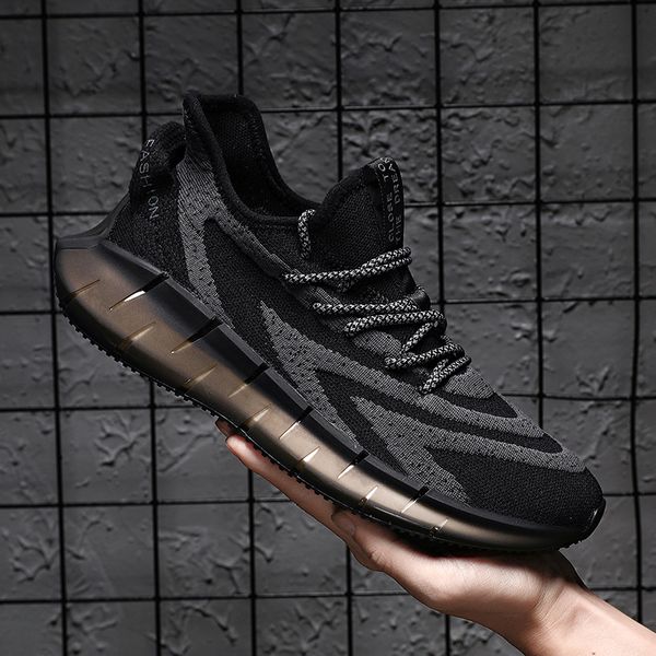 

fashionable athletic fashion high sneaker light mens sports sneakers new breathable running for mens black casual leather