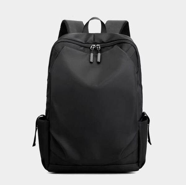 

man backpack plain nylon large capacity travel bag schoolbag usb backpacks outdoor travel