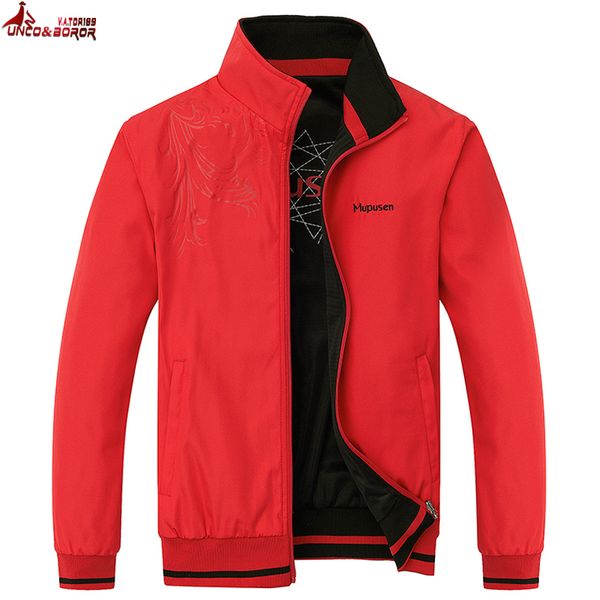 

new jacket men spring autumn men's windbreaker both side wear bomber jacket man casual streetwear jackets and coats clothes, Black;brown