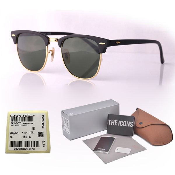 

Brand designer Mens Womens Sunglasses plank frame Metal hinge Glass Lens Cat Eye sun glasses uv400 Goggle With Retail cases and label