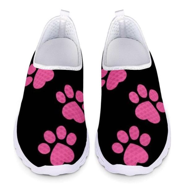 

hycool men women shoes flat cat dog print student teen girl boys fashion comfortable outdoor footwear sport running sneaker, Black