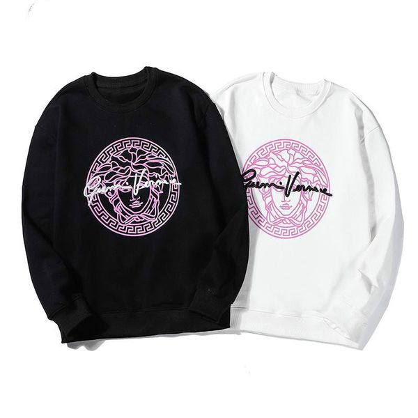 

mens versace дизайнерские высококачественные модные печатные толстовки женщины/мужчины с длинным рукавом с капюшоном толстовки горячие прода, White;black