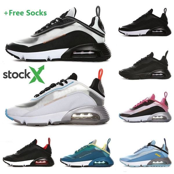 

stock x 2090 running shoes triple white black pink mex mint grape volt hyper violet men women air designer sports sneakers 36-46