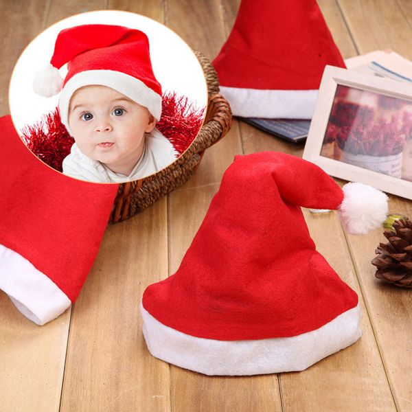 

5pcs/bag christmas caps new year 2019 santa claus hat holiday party home decorations for christmas