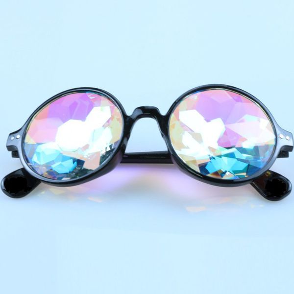 round novelty glasses