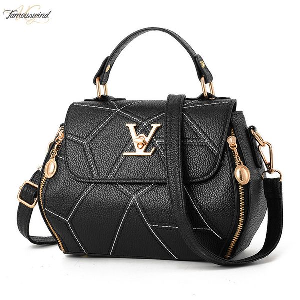 

2020 new woman fashion plain v letters designer handbags quality lady shoulder crossbody bags messenger bag