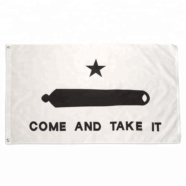 

come and take it flag, custom size screen printed polyester all countries banners advertising , outdoor indoor, ing
