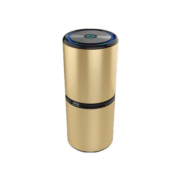 

multi-color aluminum alloy negative ion air purifier for small cars