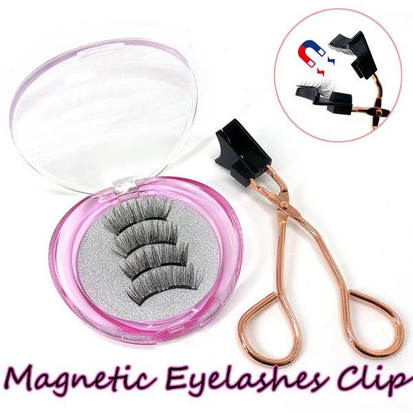 

1 set reusable magnetic eyelashes with magnetic eyelashs applicator clip no glue need easy apply handmade dual magnets eyelash