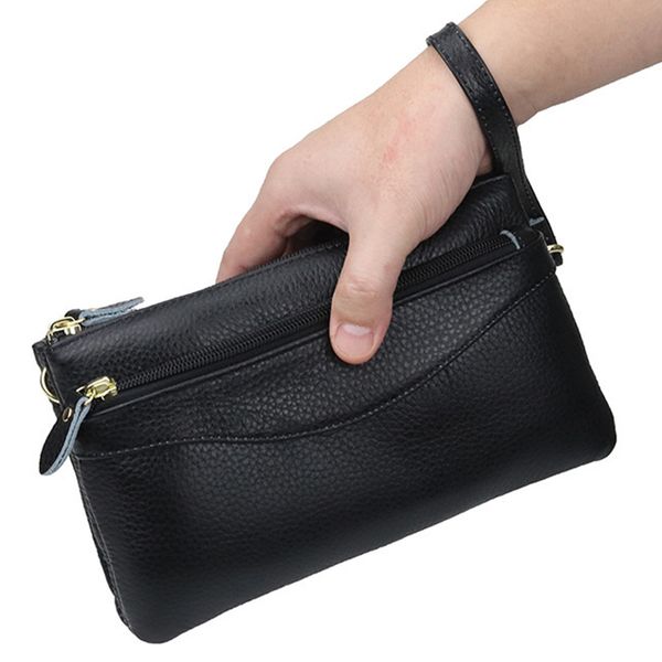 

women bags genuine leather handbags women shoulder messenger bags fashion ladies long clutch