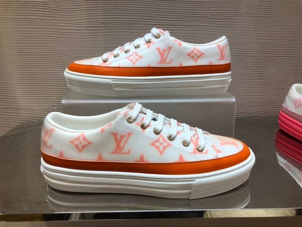 

platform men and women shoes wild vintage luxury 2020 early spring ladies printed fabric casual sneakers canvas shoes 10, Black