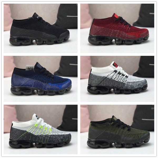 

2019 childrens athletic shoes kids boys basketball shoes child huarache legend blue designer sneakers 28-35, Black