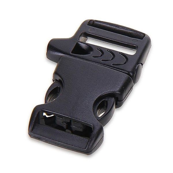 

50pcs buckle buckle clip whistle paracord survival bracelet 20mm black