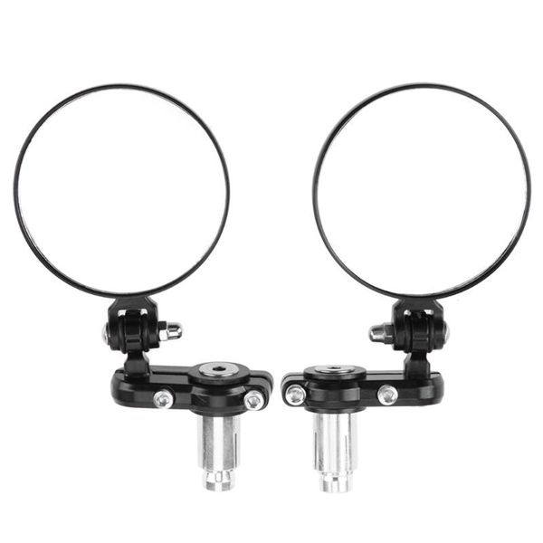 

2pcs universal motorcycle rearview mirror modified fodable round bar end moto side mirrors for 22mm handle promotion
