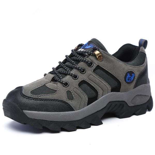 

fashion men shoes non slip breathable casual autumn winter shoes men plus size travel boots brand quality outdoor footwear, Black
