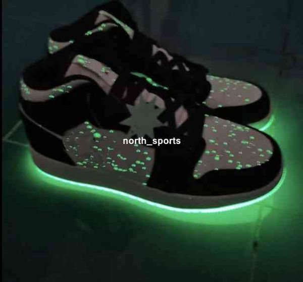 

1 high og travis scotts basketball shoes luminous panda unc mens homage to home royal women men sport designer sneakers trainers 40-47