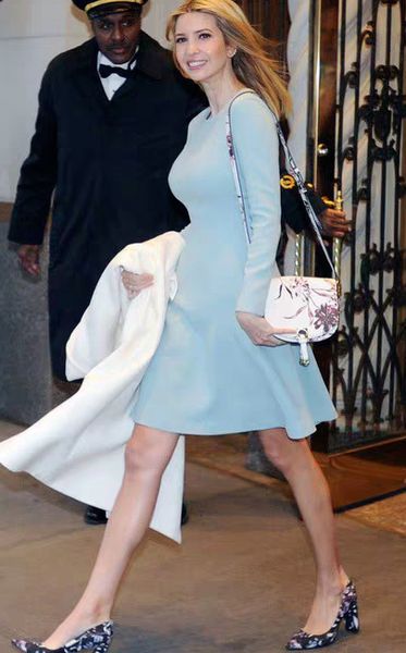 

2019 autumn and winter new dinner dress ivanka celebrity same solid color long sleeve slim elegant one-piece dress inside, Black;gray