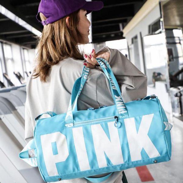 

2020 new fashion fitness bag portable large capacity dry and wet separation bag folding female leisure sports travel