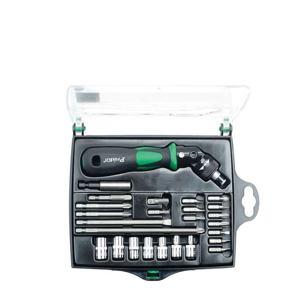 

pro'skit sd-2314m 25in1 reversible ratchet magnetic screwdriver bits sockets set tools kit multiple angle adjustment screwdriver