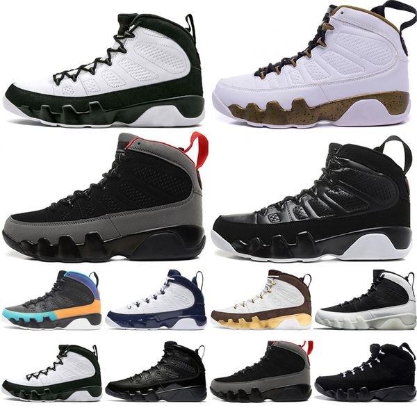 

Newest 9 9s Dream It Do It UNC Mop Melo Mens Basketball Shoes LA OG Space Jam men Bred Black 2010 Release sports sneakers designer size 7-13