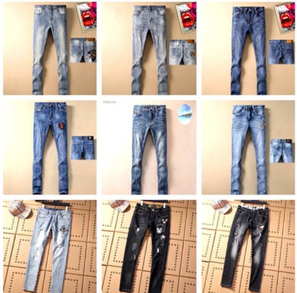 Compre 19ss Hombres Gucci Jeans De Diseno Para Hombres Gucci Jeans