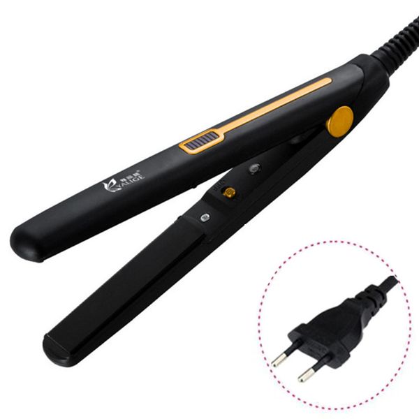 

professional tourmaline ceramic hair straightener hair curlers flat iron wet/dryer straightening curling irons styling tools, Black