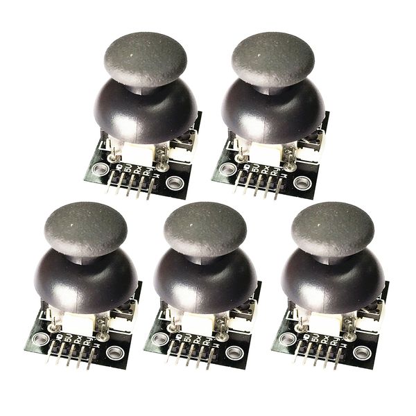 

5 pieces dual axis joystick module game controller for arduino ps2