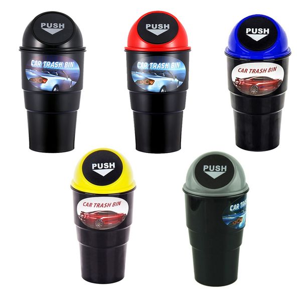 

car garbage can ashtray mini trash waste container organizer holder auto interior accessories