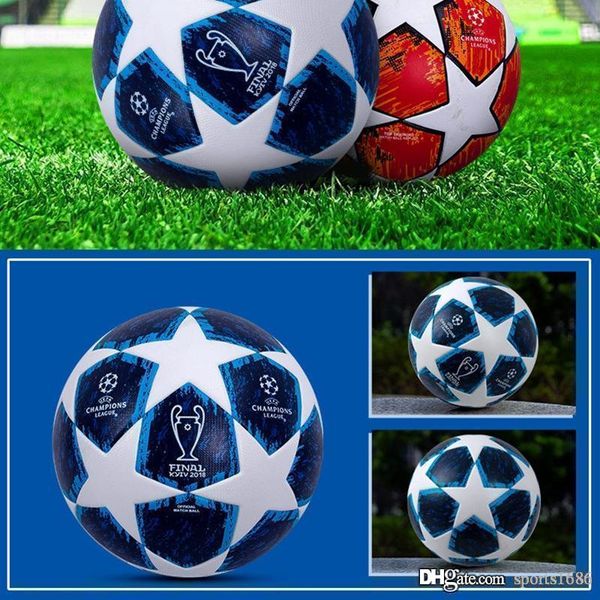 

2 1 champion league official soccer ball for game professional size 5# training soccer pu standard soccer ball 43