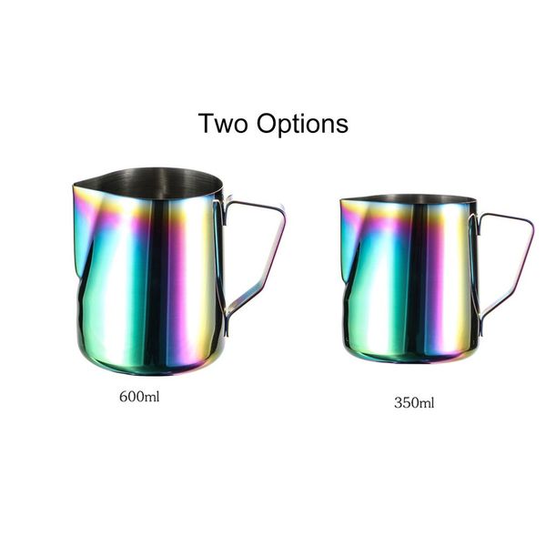 

stainless steel frothing pitcher pull flower cup milk frothing jug espresso coffee pitcher barista craft coffee latte milk mugs