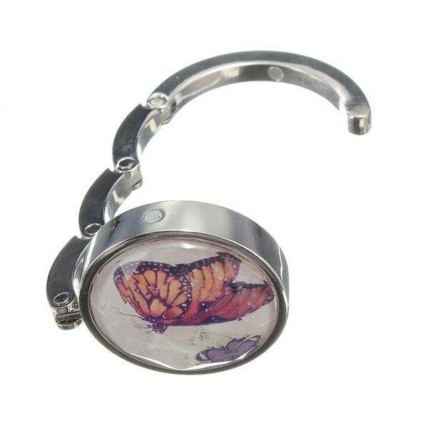 

new foldable metal butterfly purse bag hanger handbag table hook smd66