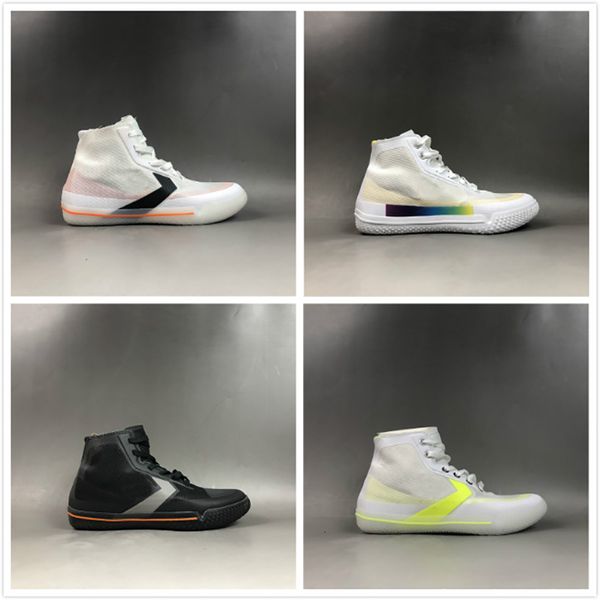 

new release pro bb react one star basketball shoes lightweight sport shoes designer sneakers triple black white
