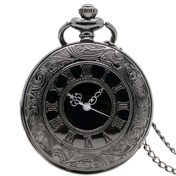 Watches Retro Black Fullmetal Steampunk Spider Web Potter Attack On Titan Style Quartz Pocket Watch Men Fob Clock Chain Gift Box Unique Pocket Watches Automatic Pocket Watch From Wrist2 Watch 6 93 Dhgate Com