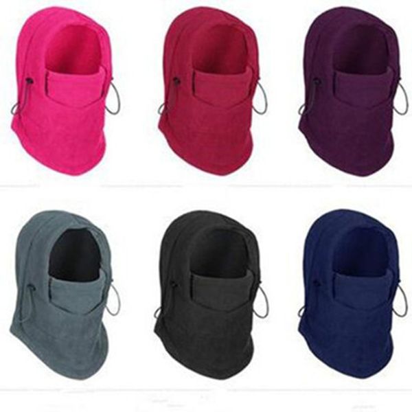 

masks cap lady girls pure color pull rope caps men boys winter warm thickened hat outdoor headscarf wy274q-3, Blue;gray
