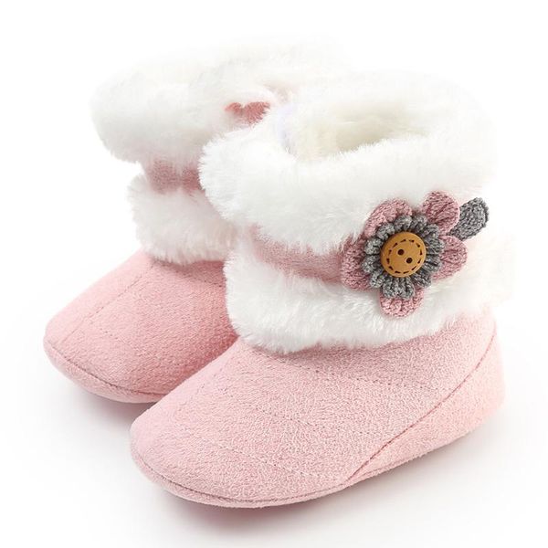 

girls boots for newborn baby boy girl shoes winter warm plush princess kids shoes botas toddler pink outdoor tenis infantil