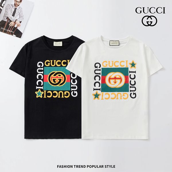 

gucc i mens women designer t shirts fashion luxury designer t shirt summer mens tshirt tee couples matching clothes 217