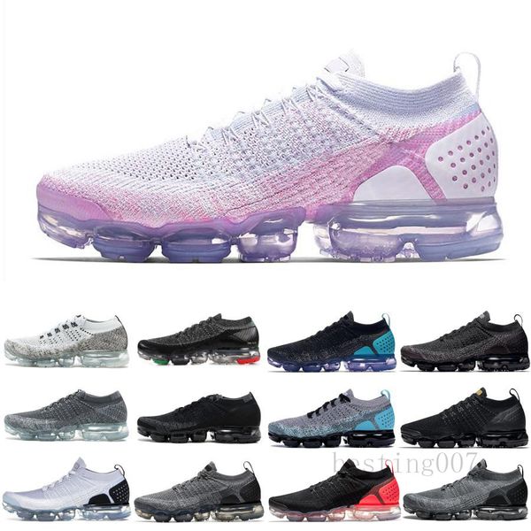 

2019 tn running shoes mens new fly 2.0 3.0 knit triple black white designers shoes be true mesh sneakers 36-45 loy-w7