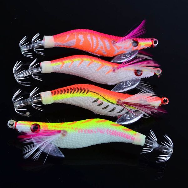 

1 pcs hard fishing lures squid jig cuttlefish lure fishing lure shrimp lure squid hook hot