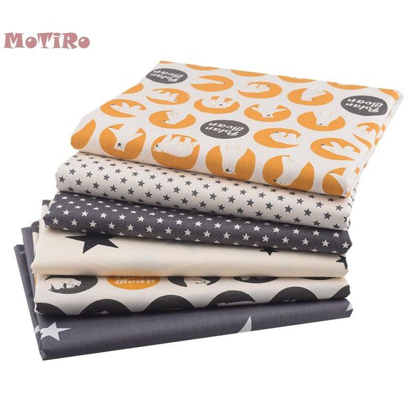 

motiro,printed twill cotton fabric,half meter material,cartoon pattern for baby/child/toys/handmad quilting/sewing/sheet/pillow, Black;white