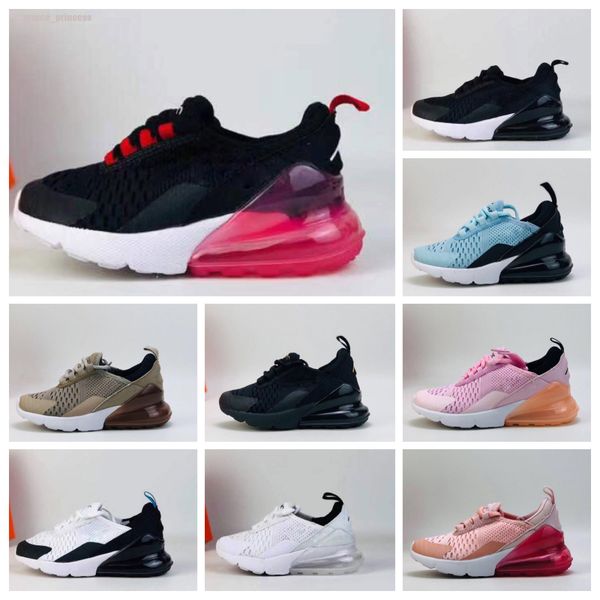 

2020 kids athletic shoes children basketball shoes wolf grey toddler sport sneakers for boy girl toddler size 22-35, Black
