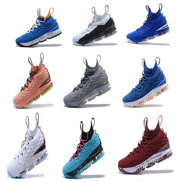 

2019 New 15 Ashes Floral Ghosts LBJ15 Men Basketball shoes Mens Running Athletics Shoes Trainers Sneakers